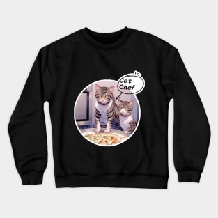 cat chef Crewneck Sweatshirt